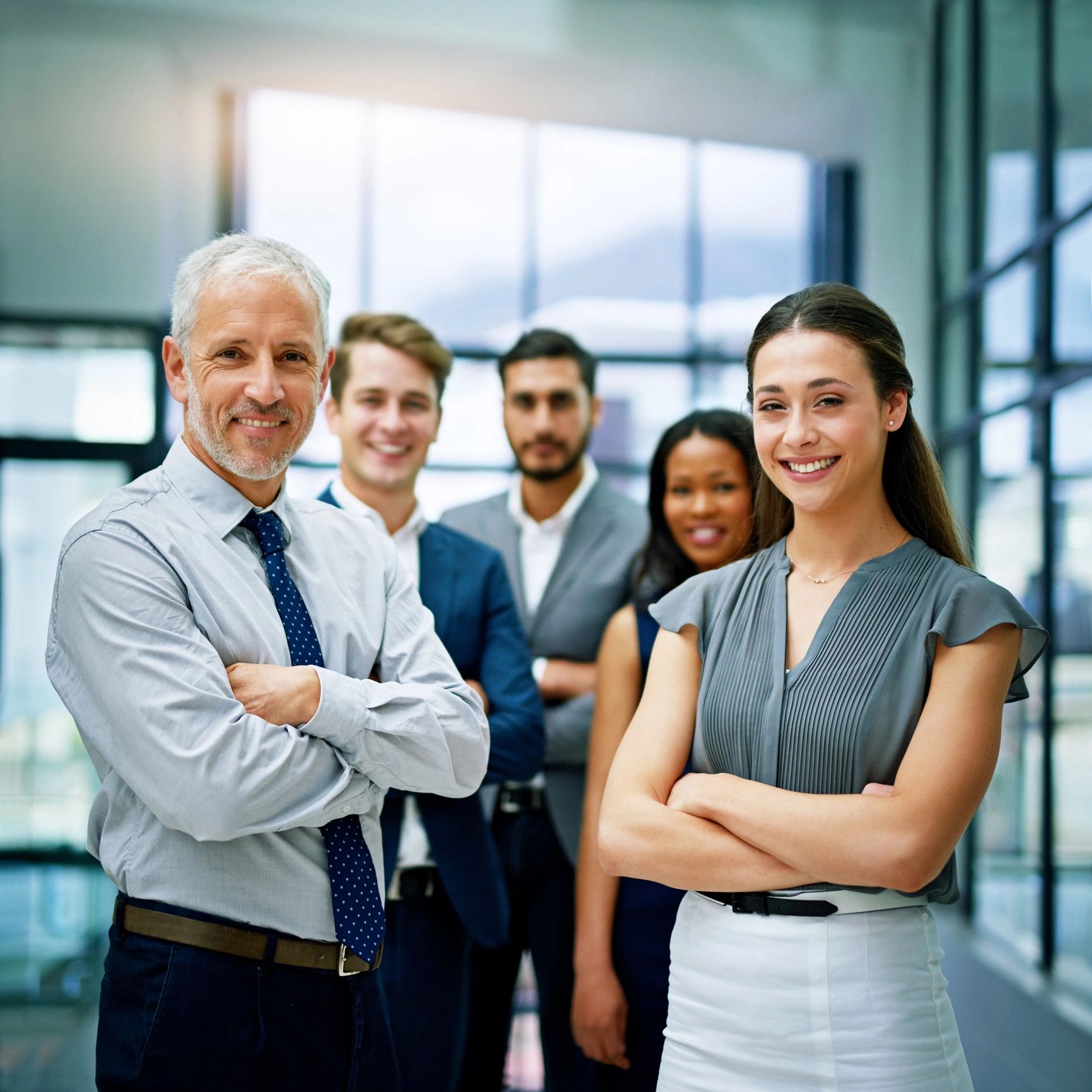 Group of colleagues in a professional office